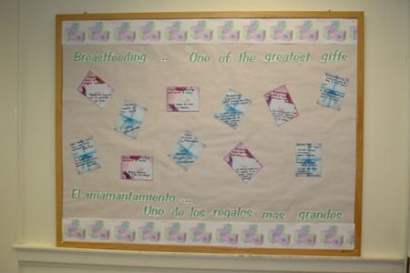 breastfeeding, bulletin board