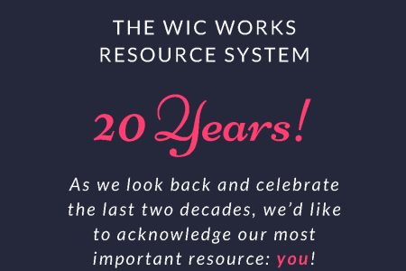 WIC Works 20 Years