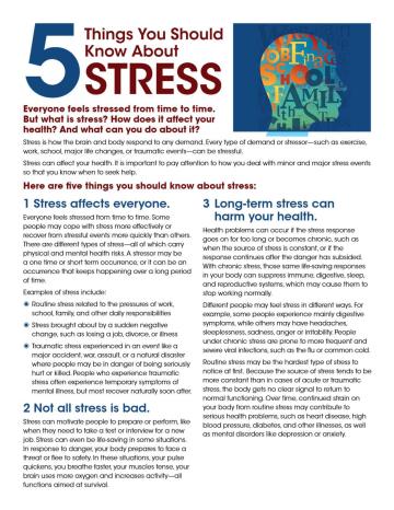 5 things to know about stress
