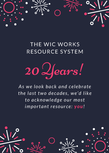 WIC Works 20 Years