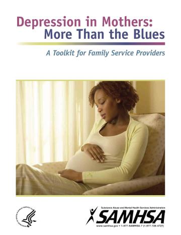 Depression in Mothers SAMHSA Toolkit