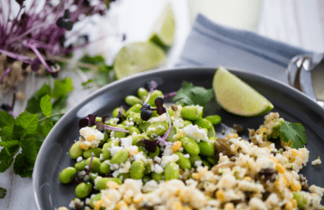 Edamame and Quinoa Salad with Other Vegetables