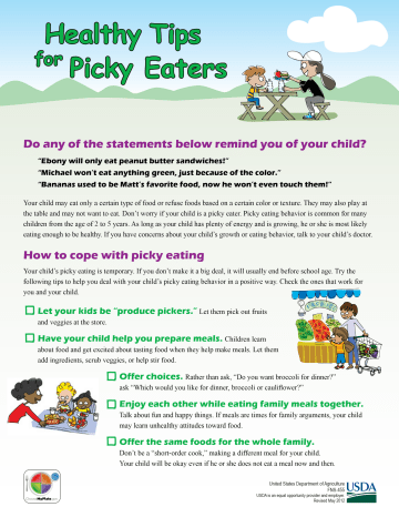 Healthy Tips for Picky Eaters