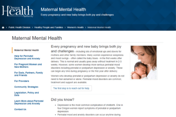 Maternal Mental Health