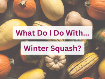What Do I Do With Winter Squash