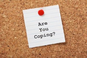 cork board image of coping note